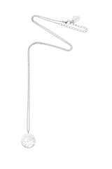 Estella Bartlett Disc Pendant Necklace Silver Plated