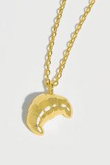 Estella Bartlett Croissant Necklace - Gold Plated