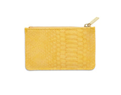 Estella Bartlett Snake Card Purse - Mustard