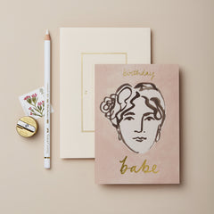 Wanderlust Birthday Babe Card