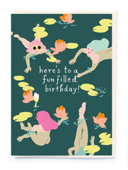 Noi Publishing Swimming Lake Birthday Card