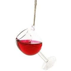 Cody Foster & Co Glass of Red Wine Christmas Decoration