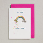 Petra Boase Happy Birthday Rainbow Patch Card