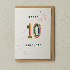 Petra Boase Age 10 Rainbow Patch Card