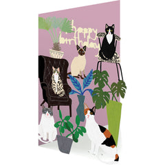 Roger La Borde Lasercut Cats