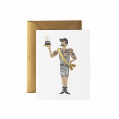 Rifle Paper Strongman Birthday Card
