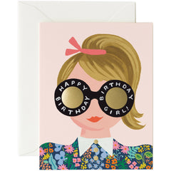 Rifle Paper Meadow Birthday Girl Card