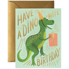 Rifle Paper Dinomite Birthday Card