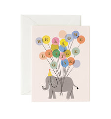 Rifle Paper Welcome Elephant New Baby