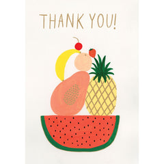 Roger La Borde Fruit Bowl Thank You Card
