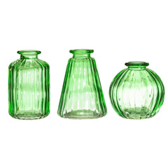 Sass & Belle Green Bud Vases - Set of 3