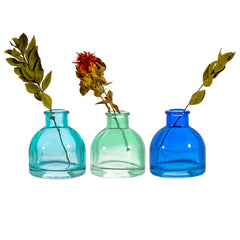 Sass & Belle Cool Toned Mini Bud Vases - Set of 3