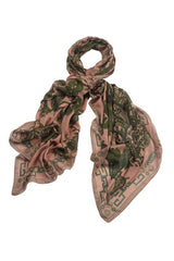 One Hundred Stars Giant Willow Green Scarf