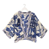 One Hundred Stars Giant Willow Blue Kimono
