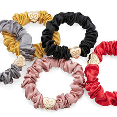 By Eloise Silk Scrunchie Bangle Hair Bands