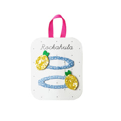 Rockahula Kids Zesty Lemon Glitter Clips