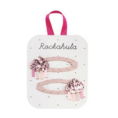 Rockahula Kids Rainbow Cloud Glitter Clips - Pink