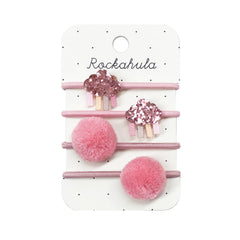 Rockahula Kids Rainbow Cloud Glitter Ponies - Pink