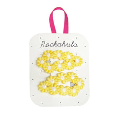 Rockahula Kids Flower Crochet Clips Yellow