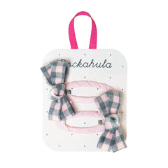 Rockahula Kids Annie Check Twisty Bow Clips