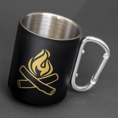 Happy Camper Mug - Black