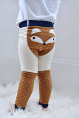 Powell Craft Knitted Fox Leggings
