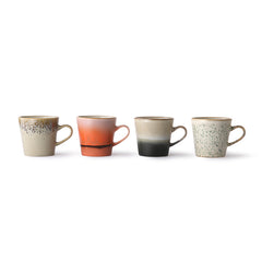 HKliving 70's Ceramics Americano Mugs - Set of 4