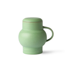 HKliving Ceramic Mint Green Bubble Tea Mug