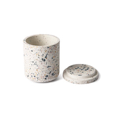HKliving Small Terrazzo Storage Jar