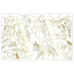 Meri Meri Jungle Colouring Poster