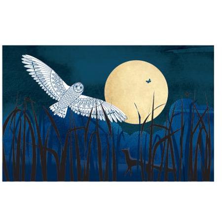 Harvest Moon Screenprint Card - Art Angels by Sally Elford