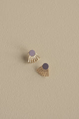 The Sticky Sis Club Earrings Sunbeams - Hazy Lilac