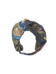 One Hundred Stars Eccentric Blooms Charcoal Headband