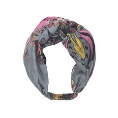 One Hundred Stars Eccentric Blooms Pewter Headband