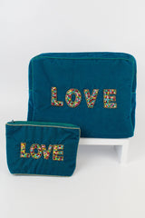 My Doris Rainbow Love Letters Wash Bag