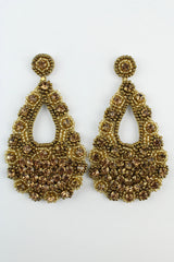 My Doris Gold Tear Drop Earrings