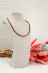 My Doris Facet Necklace - Mauve