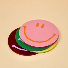 Ark Happy Face Coasters - Set of 4