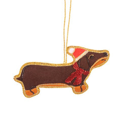 Sass & Belle Daschund Zari Decoration
