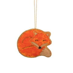 Sass & Belle Sleeping Fox Zari Decoration