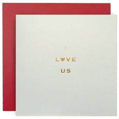 Susan O’Hanlon I Love Us Card - Grey