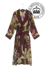 One Hundred Stars Iris Burgundy Gown