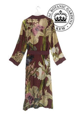 One Hundred Stars Iris Burgundy Gown