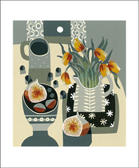 Art Angels - Tulips and Fig by Jane Walker