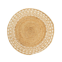Sass & Belle Ibiza Modern White Jute Rug