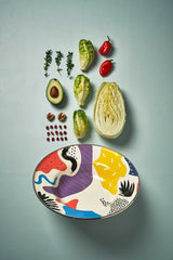 Kapka Flashback Big Enamel Fruit Plate