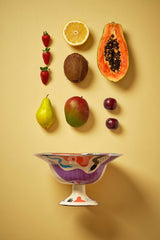 Kapka Flashback Footed Big Enamel Fruit Plate
