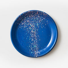 Kapka Flow Fest Blue Dessert Plate