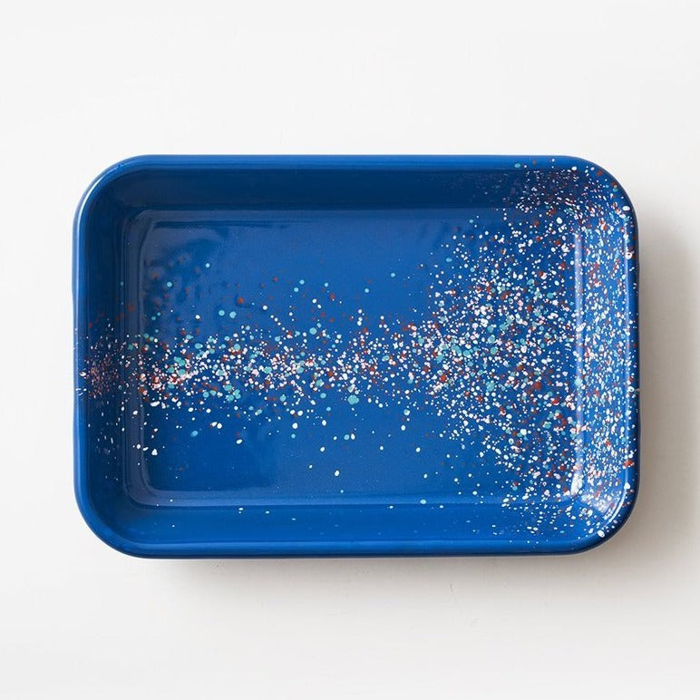 Kapka Flow Fest Blue Serving Tray