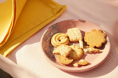 Kapka Flow Fest Pink Enamel Dessert Plate